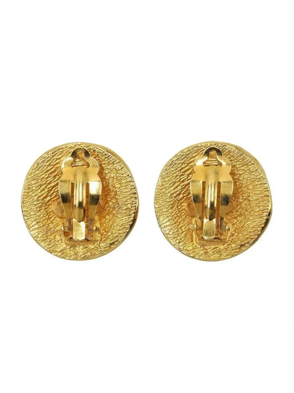 Chanel Cambon Round Earrings